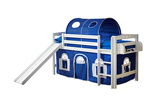 Preisvergleich Produktbild Ticaa Rutschbett Theo R Buche massiv Weiß