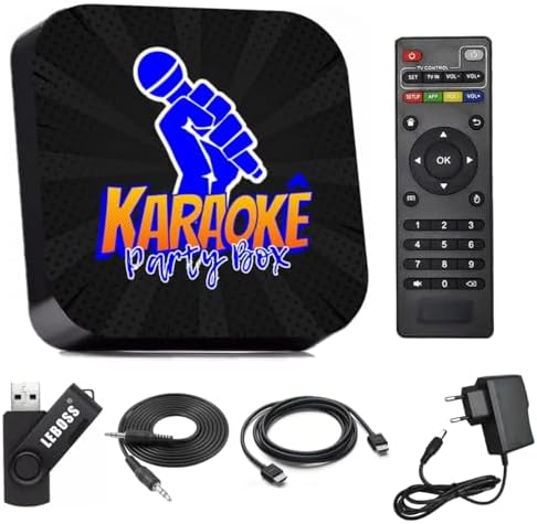 Karaoke Party Box Profissional Preto +De 2000 Musicas (Sistema Co...