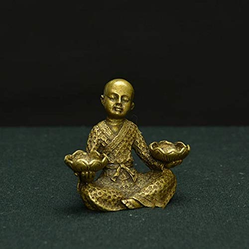 Petit Moine Feng Shui en cuivre : créez un espace de méditation chez vous