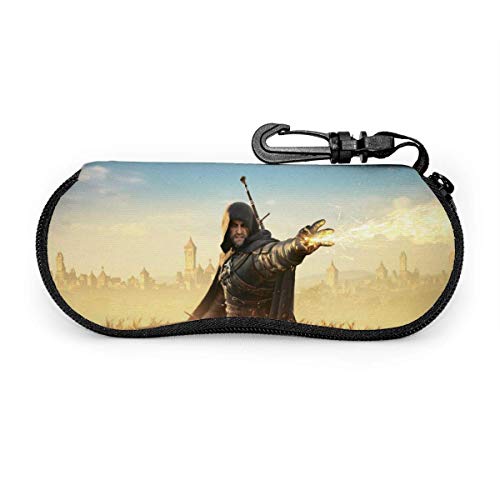 Preisvergleich Produktbild Brillenetui Sonnenbrille Organizer Ultra Soft Light Neopren Reißverschluss Brillenetui Aufhängbar