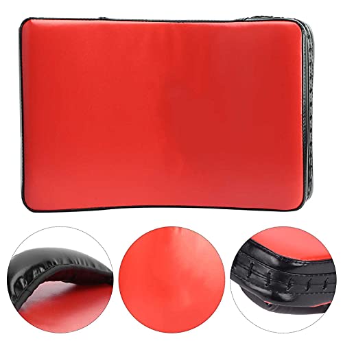 Sungooyue Taekwondo Kick Boxing Pad, Arc Space Leather Martial Arts Muay Thai Foot Target Kick Punch Pad (Red) #TOP2
