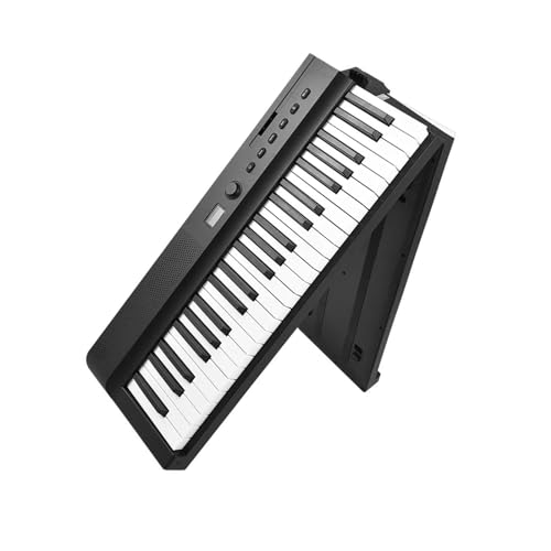 電子キーボード 初心者向け 折りたたみキーボード ピアノ 88キー フルサイズ 折りたたみ式 電子オルガン ステレオスピーカー内蔵 129トーン対応