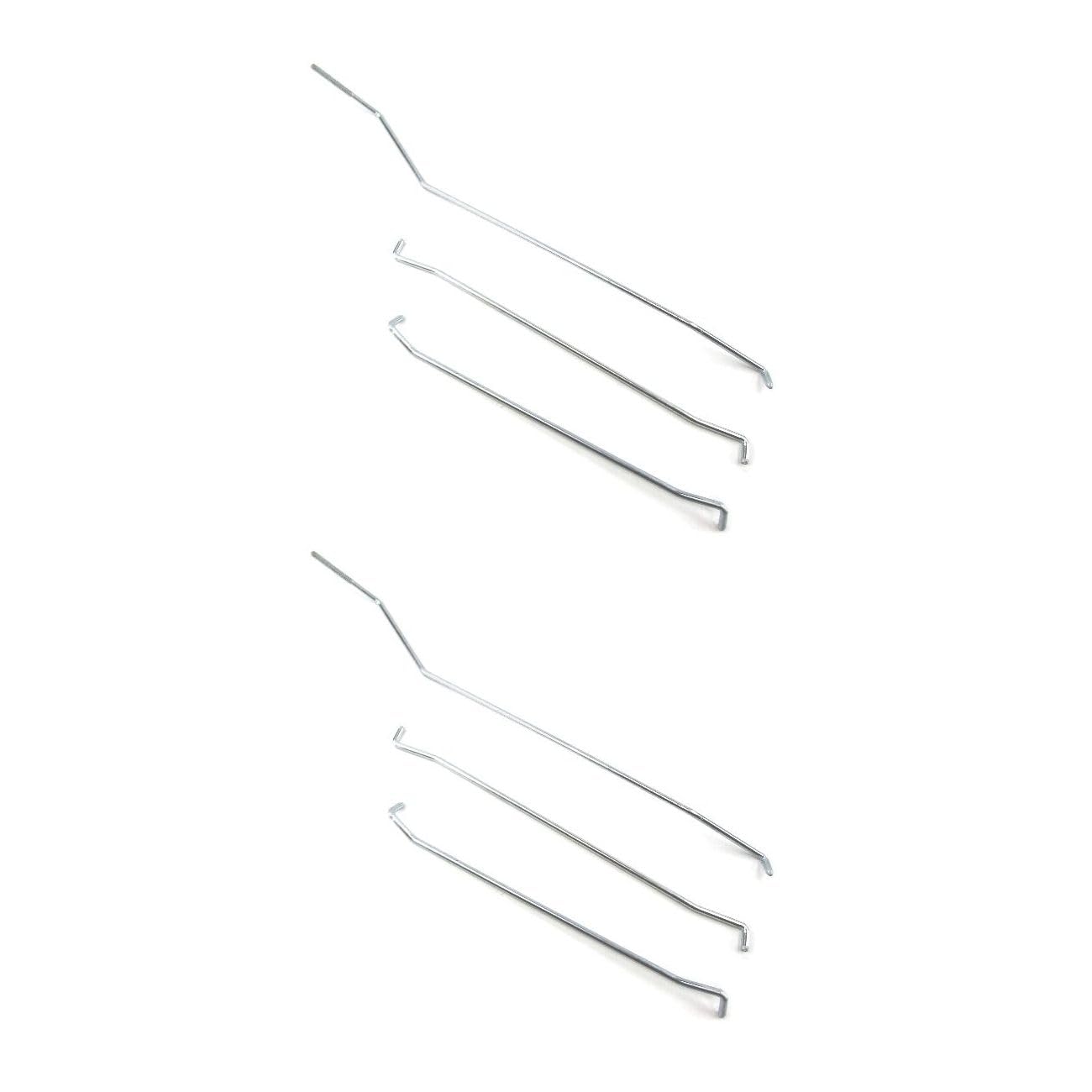 Debrroce 6 Pieces - Door Lock Rod Set Left Hand Left Driver Side for Ford for Mustang 1971-1973