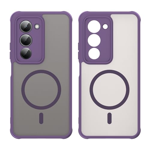 Image of Compatible with REDMI 15 (169mm) Case Cover,Compatible with MagSafe,Anti-Fall,Compatible with Xiaomi Redmi 15 (169mm) 25057RN09E Cell Protective Phone Case Purple