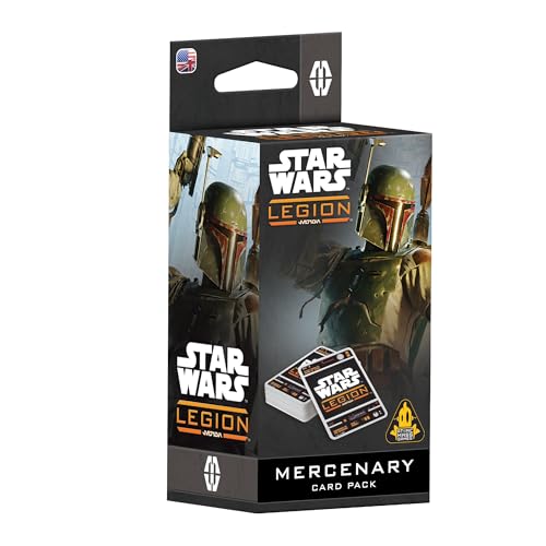 スターウォーズ:軍団傭兵カードパック - 卓上ミニチュアゲーム、戦略ゲーム、子供と大人、対象年齢14歳以上、2人用、3時間プレイ、Atomic Mass Games製