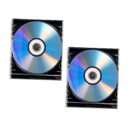 TOYANDONA 2juegos Disco CD Grabable CD De Audio Virgen Soporte De Grabación De Disco De Datos Virgen para Música Datos y Grabación De Vídeo