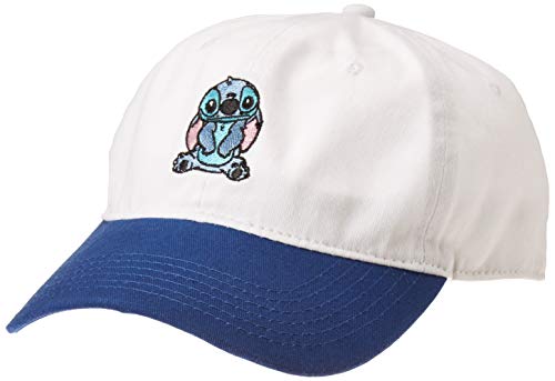 Disney Lilo and Stitch Cute Adjustable Baseball Cap Hat White