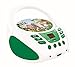 Price comparison product image LEXIBOOK CD Player Animals for Kids, AUX, USB Port, Microphone Jack, Green/White, RCD108ANX MP3