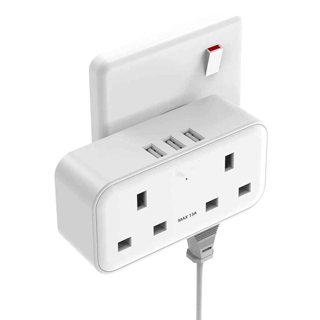 Smart Plug Home Appliance Wall Power Strip Surge Socket Electric Outlets Extension Cord D 11.2x7x5.6cm
