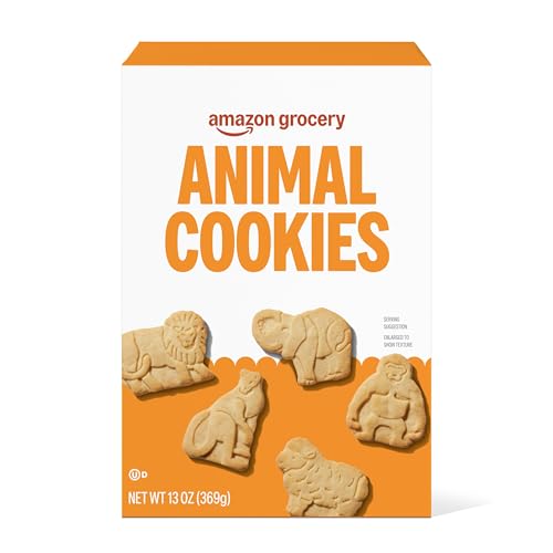 Amazon Grocery, Animal Cookies, 13 Oz (Previously Happy Belly, Packaging May Vary)