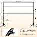Forlogic Backdrop Stand 10x7.5ft(WxH), Heavy Duty Adjustable Photo Back Drop Stand kit, Suitable for Party, Photography, Weddings