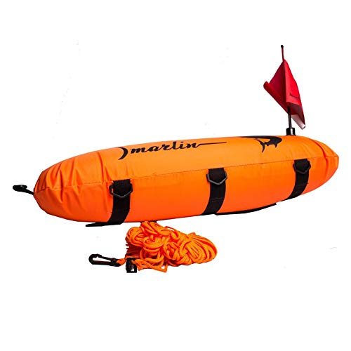 Marlin Dive Spearfishing Torpedo Buoy Float With Dive Flag #TOP1