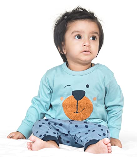 Image of Real Basics Cotton Clothing Sets for Baby Boys & girls - Unisex Clothing sets Full Sleeve T-shirt & Pant