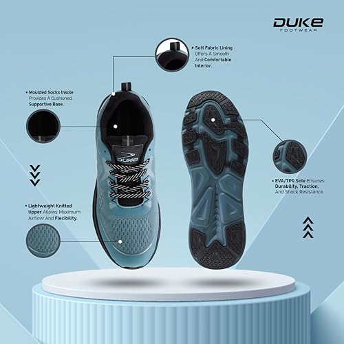 Image of Duke Mens Fwol2122-teal Sneaker