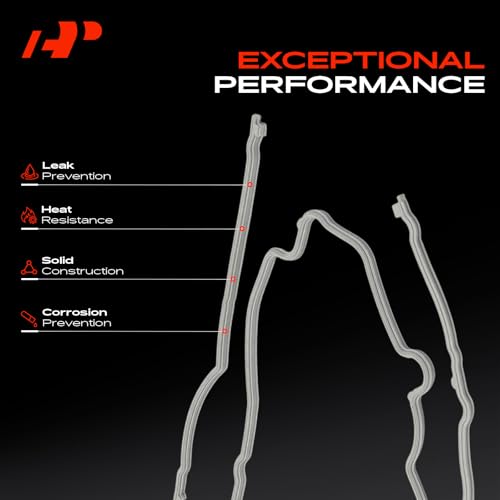Image of A-Premium Engine Timing Cover Gasket Set | Compatible with Ford F-150, F-250 1999, Mustang, Expedition, E-150, E-250, E-150 Econoline, E-150 Econoline Club Wagon