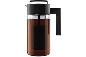 Takeya 1 Quart Patented Airtight Iced Coffee Maker and Pitcher for Fridge