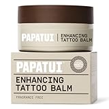 PAPATUI by Dwayne Johnson Enhancing Tattoo Balm | Revitalize, Protect and Brighten Tattoos | Enhance Color and Contrast, Instant Hydration, Fast Absorption | Made with Vitamin E | Fragrance-Free | 2oz