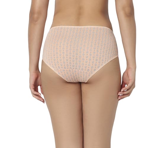Image of juliet Cotton Hipster Premium Panties Set of 5 Full Coverage Stretchable Fabric