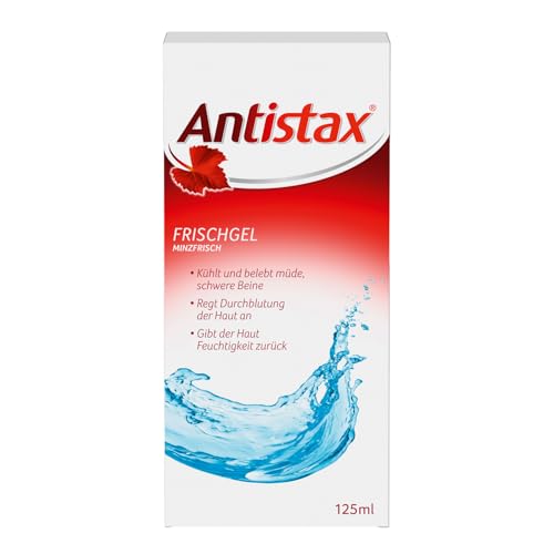 Antistax® Frischgel, Kosmetikum, kühlt und belebt müde, schwere Beinen, und spendet Feuchtigkeit, mit erfrischender Minze, 125 ml