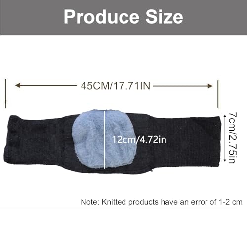 Men Women Thicken Long Stretchy Knee Sleeve Leg Warmer Winter Thermal Knee Brace Knee Pad Knee Knee Protector3