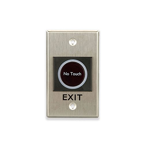 OBO HANDS Infrarrojo sin Pulsador Pulsador de Salida para Sistema de Control de acceso Botón de Salida de la Puerta Interruptor Emergente Botón de Salida/Empuje (Salida HW-CT)