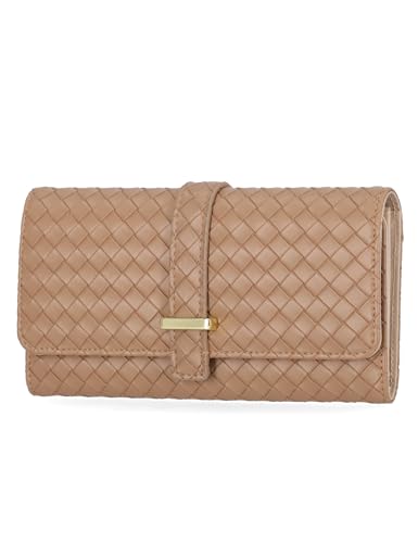 Image of Mundi File Master Womens RFID Blocking Wallet Clutch Organizer With Change Pocket