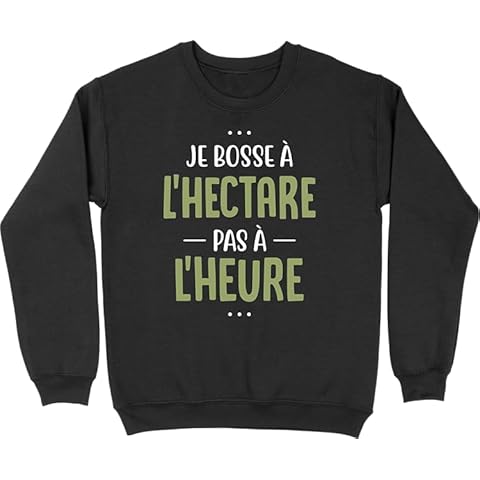 Pull Homme Otshirt Je Bosse à l'hectare Cover