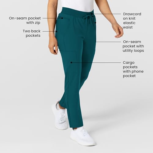 Image of Wink W123 Women's Flex-n-Reach Track Scrub Pant