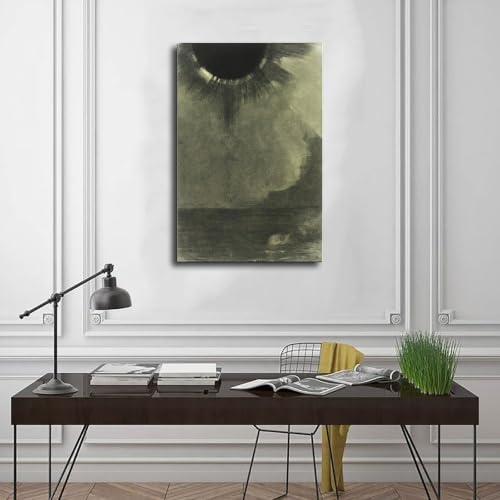 Impression sur toile Le Noyé Odilon Redon pour habiller un mur vide