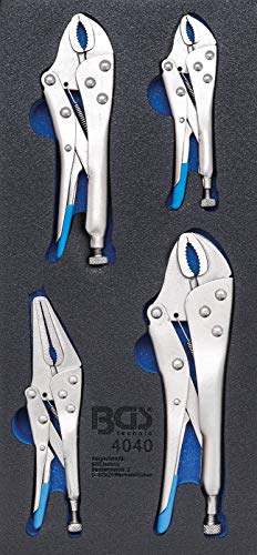 Bandeja Para Carro 1/3: Alicates De Presión | 4 Piezas