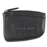 Bugatti Punto Leder Schlüsseletui Groß – Schlüsseltasche für Damen und Herren – Schlüsselmäppchen mit Reißverschluss, Schwarz