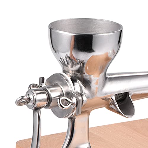 Cryfokt Extractor de Hierba de Trigo, Exprimidor Multifuncional Plateado de Acero Inoxidable 304 Fácil de Limpiar para el Hogar para Verduras