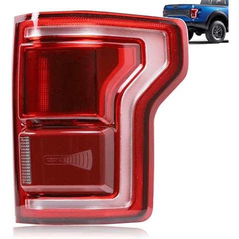 Nakuuly LED Tail Light with Blind Spot Compatible With Ford F150 2015 2016 2017 Right Passenger Side Taillight Rear Brake Lamp Signal Assembly # ‎HL3Z13404D (Module NOT Included) Cover