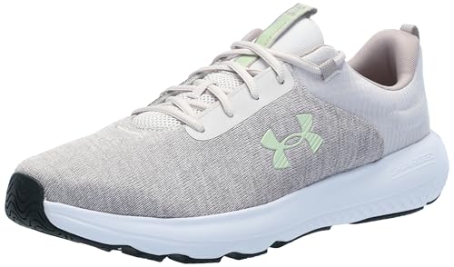 Under Armour Bicicleta elíptica de revitalización cargada para hombre, 103 Gray Matter White Retro Green, 45 EU
