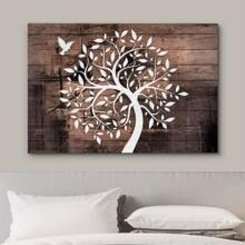 Affiche nature sauvage et oiseau : impression sur toile grand format décorative
