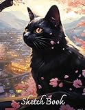 Sketchbook: Purrfect Pencils - A Cat-Themed Sketchbook For Sketching, Drawing and Doodling (Size: 8.5 x 11 inches | 100 Bordered Blank Pages)