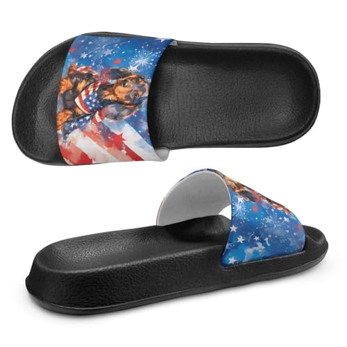 Image of Slides for Boys Girls Quick Drying Kids Slides Sandals Non-Slip