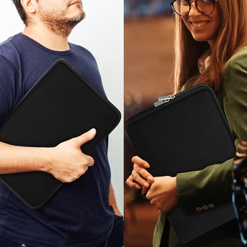 Funda para portátil 15.6 pulgadas, negra, neopreno miniatura 7