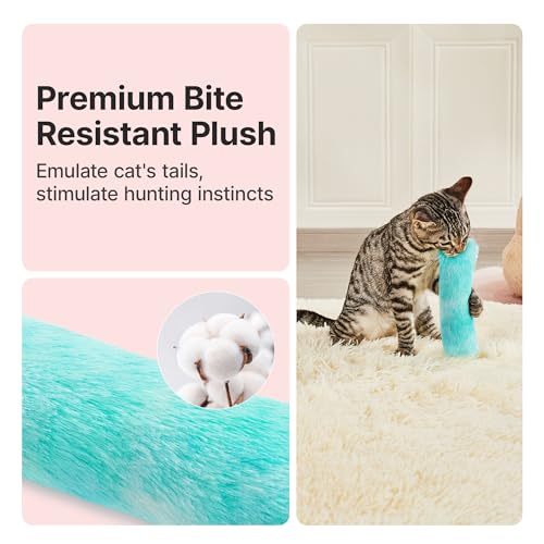 Image of Potaroma Cat Toys Pillows, 3 Pcs, Soft and Durable Cat Crinkle Sound with Catnip Inside, Interactive Indoor Kitten Kicker, Promotes Kitty Exercise