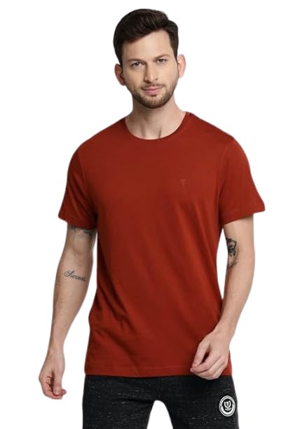 Image of Van Heusen Men Athleisure Smart Tech T-Shirt - Easy Stain Release, Anti Stat, Ultra Soft