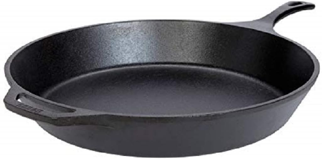 Lodge L10CF3 Cast Iron Covered Deep Skillet, Pre-Seasoned, 5- Quart & 10FB2 Deep Fry Basket, 10.25-inch