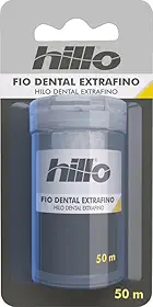 Hillo Fio Dental Extra Fino, 50 Metros, Ideal para Dentes Muito Próximos e Usuários de Aparelho Ortodôntico ou Invisalign