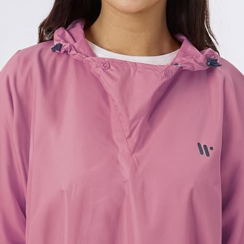 Image of Zeel Unisex Outdoor Rain Poncho for Adult, Waterproof, Lightweight & Packable, Polyester Pullover Full Sleeves Hooded Rainwear, Raincoat for Camping, Hiking, Travelling (AZ33, Free Size) (Onion)
