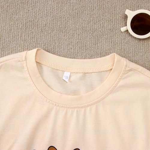 CM C&M WODRO Little Girls Easter Bunny Shirt Oh for Peeps Sake T-Shirt Short Sleeve Kids Funny Happy Easter Graphic Tees Tops4