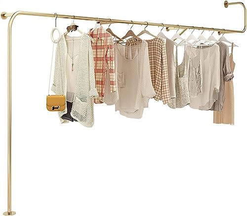Metal Commercial Clothing Rack for Hanging Garments, Long Industrial Pipe Design, Modern Retail Display Rack (Size: 177"/450cm) - Durable, Stylish, Space-Saving Solution for Stores and Home.
