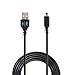 Exlene® Nintendo 3DS USB Power Ladekabel bei der Aufladung spielen für Nintendo 3DS, 3DS XL, 2DS, 2DS XL LL, DSi, DSi XL -3m /10ft /(SCHWARZ)