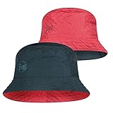 Fabricado en España Buff Travel Bucket Hat Gorro, Unisex Adulto, Red, S/M