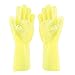 Produktbild HeWan Handschuhe Reinigen-Hitzebeständige Wiederverwendbare Reinigungshandschuhe für Küche, Bad, Auto, Haustierpflege, B