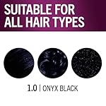 Schwarzkopf Keratin Permanent Hair Dye Cream, 1.0 Black Onyx, Professional Quality Color for Up to 100% Gray Coverage, Bond Enforcing System - Image 4