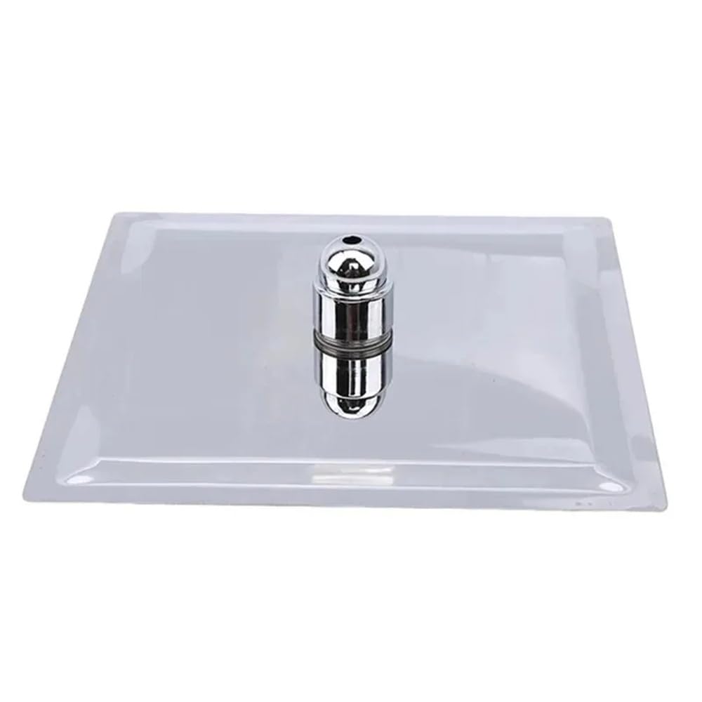 Cabezal de ducha de lluvia ultrafino de acero inoxidable de 8 pulgadas, diseño cuadrado, cabezal de ducha de cascada para una experiencia de baño lujosa, cabezal de ducha de lluvia moderno